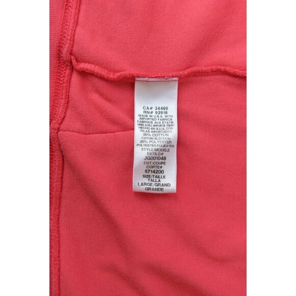 Vintage 2YK Juicy Couture Track Suit Top Sz L Coral Pink Velour Full Zip Pocket - Picture 10 of 13